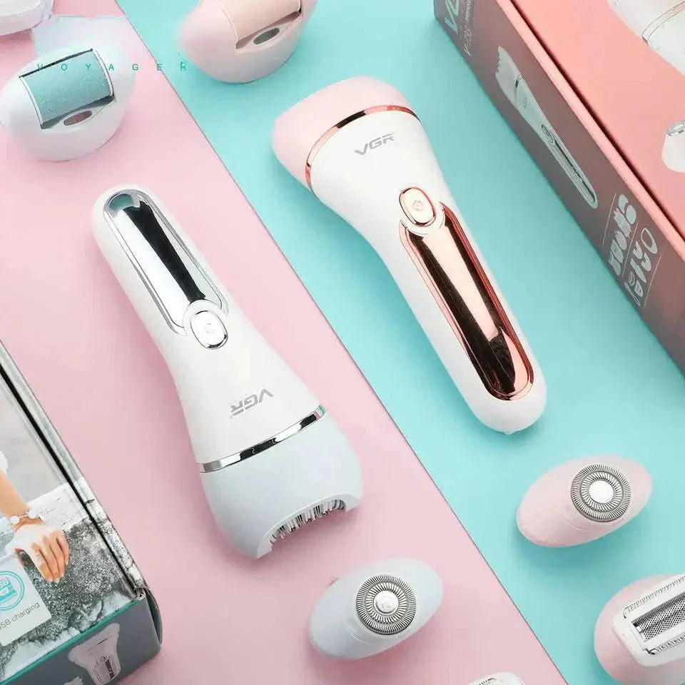 VGR Women's Epilator Shaver Set — 1